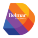 A colorful logo for delmar boulevard.